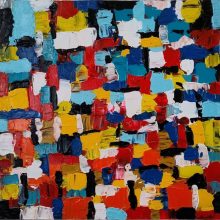 Disordine Artistico ( 2025 )60cm x 60cmAcrilico materico su tela